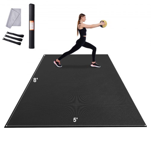 

VEVOR Trainingsmatte Rutschfeste Yogamatte Fitnessstudio Pilates 2,4x1,5m