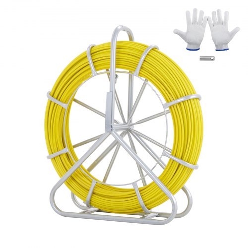 VEVOR Fish Tape Puller Fiberglas 183 m 7,9375 mm Wire Cable Running Duct Rodder DZJYD516600FTVVWSV0