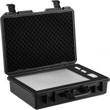 VEVOR Wasserdichter Kamerakoffer Fotokoffer Schaumstoff, 39,6 cm Schutzkoffer Transportkoffer Outdoor,  44x29x12cm Pistolenkoffer Universal Hartschalenkoffer für Kamera, Foto oder Mess-Equipment