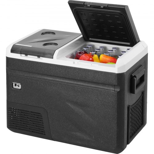 

VEVOR tragbarer 36 L Autokühlschrank mit Eisherstellungsfunktion12 V & Einzelzone, einstellbar -20 °C bis 20 °C, Kompressorkühler für Camping, Auto, Wohnmobil