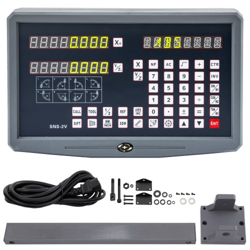 2-Achsen-Digitalanzeige DRO-Display-Linearmaßstabgeber für Fräsdrehmaschinen-CNC 
