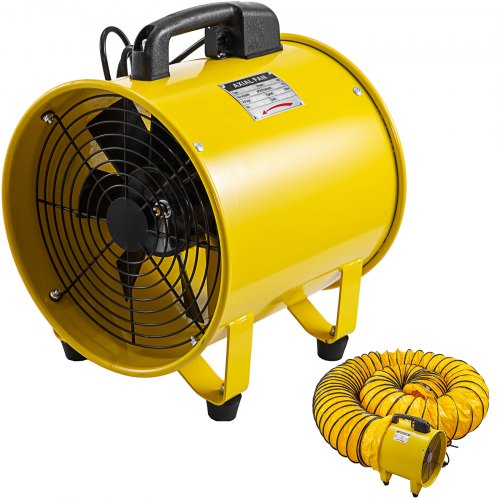 300mm Axialgebläse Gebläse 5~10m Warmluftschlauch Ventilator Factories 3900m³/h 