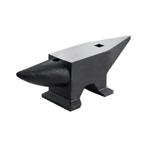 VEVOR Schmiedeamboss 60kgAmboss 67x18,5x21.5cm Amboss Werkzeuge mit Rund- und Flachhorn Schmiede Zubehör Ideal für Heimwerker und Bastler zum Nieten Abflachen Schmieden Formen von Metall