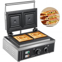 Kommerzielle Sandwichmaschine,kontaktgrill Toaster,1550w, Rechteckig