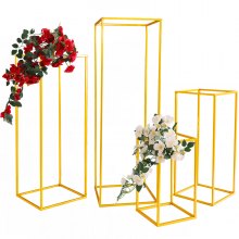 Blumenhalter Metall Blumenständer 5 Stück Gold Party Boden Dekor Elegant