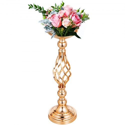 Kerzenständer Hochzeit Blumenvase 11 Stück Hochzeit Leuchter Golden 47,3cm