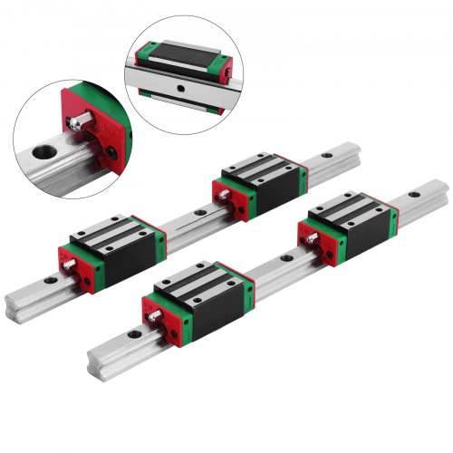 

VEVOR Linearfuehrung Linearführunge Linearschiene 15-300mm Linearführung 15-mn-s- (schiene wagen) Kugelumlaufführung