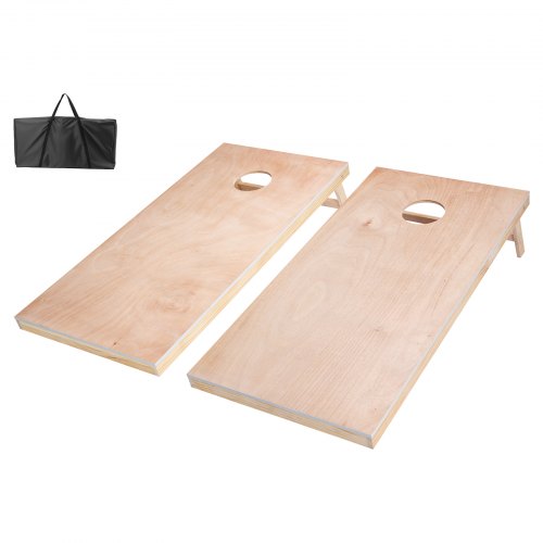 

VEVOR Cornhole Spiel Set (1255 x 600 x 302 mm) Cornhole-Spielbretter, tragbares Wurfbrett aus Massivholz, Cornhole-Spiel für Erwachsene, inkl. Tragetasche, für Garten Hinterhof Strand Camping