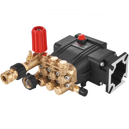VEVOR Hochdruckreinigerpumpe, 3/4-Zoll-Welle, Triplex-Kolben, 3300PSI, 3GPM, Ersatz-Hochdruckreinigerpumpen-Set, Teile-Waschmaschinenpumpe, kompatibel mit Simpson MorFlex-Modellen 40224, 40225, 40226