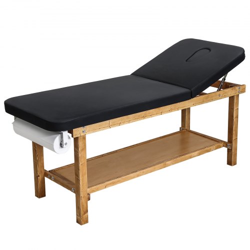 

VEVOR Untersuchungsliege 227 kg, Ruheliege aus Holz, Praxisliege mit verstellbarer Rückenlehne, Ablagefach & Papierrollenspender für Krankenhäuser, Kliniken & Reha-Zentren, 1895x700x770 mm