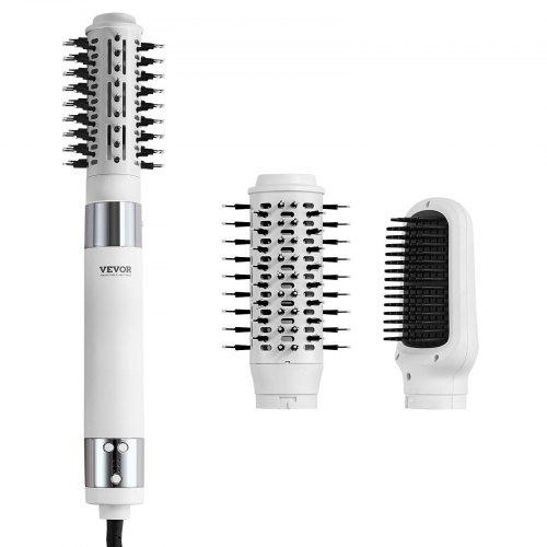 

VEVOR Haartrocknerbürste Ionic Hot Air Styler mit 2 Bürsten zum Trocknen von Volumen