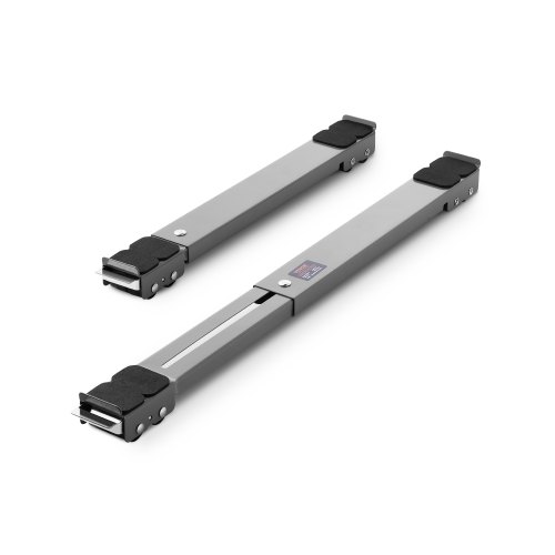 VEVOR Transportfahrwerk 2er-Set, 150 kg Tragkraft, Möbelwagen, 70x5x4 cm mobile Rolle mit verstellbarer Basis für Waschmaschine & Trockner, Geräterollen zum Transport von Waschmaschinen, grau