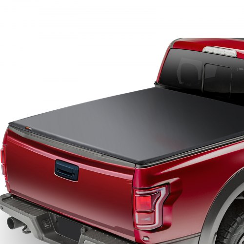 VEVOR Ladeflächenabdeckung, aufrollbare Ladeflächenabdeckung, kompatibel mit 2019-2024 Chevy Silverado GMC Sierra 1500 (nicht passend für 19-24 Classic) Ladefläche, für 17,7 x 16,2 m große Ladefläche
