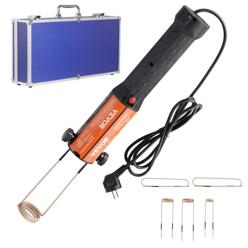 VEVOR magnetisches Induktionsheizgerät-Set, 1 kW Induktionsheizgerät, Bolzen-Induktionsheizgerät mit 10 Induktionsspulen, Induktionsheizer-Bolzenentferner zum Entfernen von Bolzen und Muttern