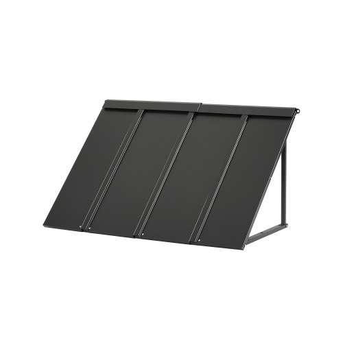 

VEVOR Fenstermarkise 112,5x61x61 cm, Türvordach, Markisen, Überdachung mit dreieckigem Stahlrahmen für Türen, Außenregen & Schnee-Sonnenschutz für Türeingänge, Fenster, Veranden, Balkone