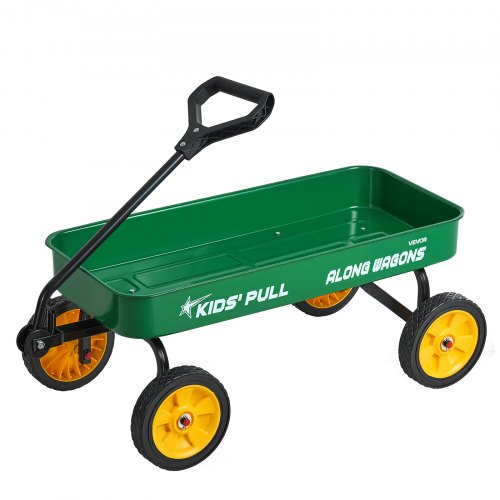 

VEVOR Bollerwagen für Kinder ab 18 Monaten, 1010x480x360 mm, Transportwagen Tragkraft bis 80 kg, Handwagen mit Griff, ideal als Geburtstagsgeschenk für Gartenarbeit, Strand & Camping, Grün