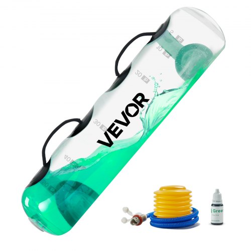 

VEVOR Wassergewichte Aquabag Trainings-Powerbags, 31,75 kg verstellbares tragbare Fitnessgeräte für Stabilität und Ganzkörpertraining, für Gleichgewichtstraining, Fitnessstudio-Übungen, klar