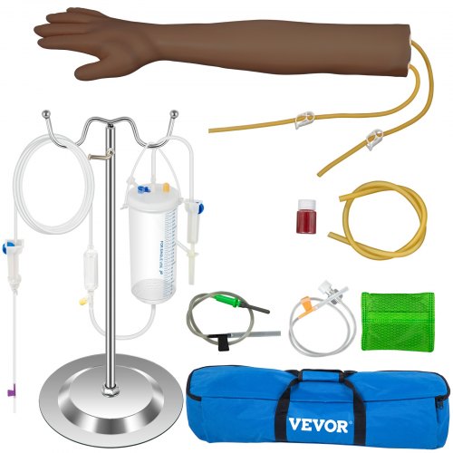 VEVOR Scientific Injektionsarm Intravenöse Injektion, Trainingsarm Komplette intravenöse Injektion, Injektionsarm Braun Training Modell Blutentnahmearm Venenpunktion Medizin- und Pflegestudenten