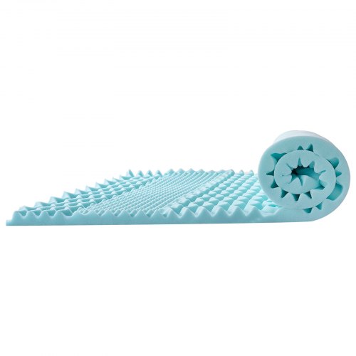 

VEVOR Matratzenauflage, Queen Size, 50,8 mm Dicke, Memory Schaum, Kühlgel-Infusion, komprimiertes Paket für schnellen Aufbau, 7 Komfortzonen zur Druckentlastung, bequeme Unterstützung für jedes Bett