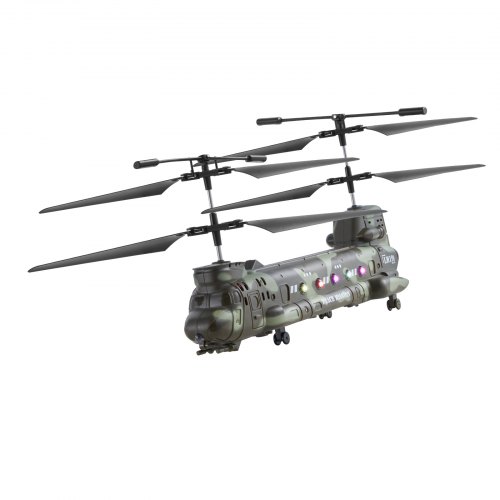 VEVOR RC-Helikopter, 2,4 GHz Ferngesteuerter Hubschrauber, 3,5-Kanal-RC-Flugzeug, 20 Minuten Flugzeit, Start/Landung mit einer Taste und LED-Leuchten, Flugzeugspielzeug für Kinder ab 8 Jahren