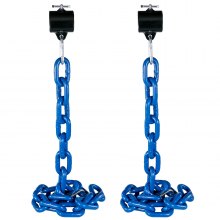 VEVOR Gewichtheben Kette 12KG Blau, Kette für Krafttraining Gewichtheberketten 1,6 M Lange, Krafttraining Geräte sportlich Muskeltraining Fitnessstudio zu Hause