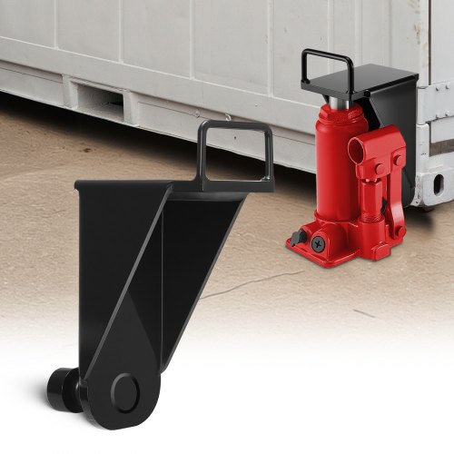 VEVOR Versandbehälter Wagenheber mit U-förmigem Griff, 5,6 T, 1er-Pack, Lagernivellierer-Booster, hält Sonne & Regen stand, Containerheberöse für Schifffahrtsindustrie, Logistik, Lagerverwaltung