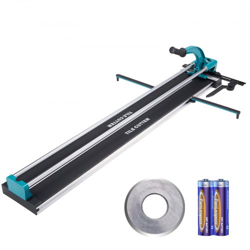 

VEVOR Fliesenschneider Doppelschienen Schnittlänge von 1200mm, Schnittstärke 4-15mm Mindest. Schnittbreite 25mm Fliesenschneidmaschine inkl. Extra Schneidrad Fliesenverlegungs-& Renovierungsprojekten
