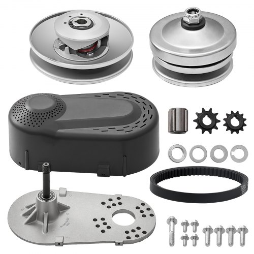 

VEVOR Antriebskupplung 2-8 PS Motor 2000 U/min hochfeste Antriebskupplung mit asymmetrisch gestalteten Rädern und robustem Gummiriemen, Kupplung mit komplettem Zubehör, für verschiedene Motoren