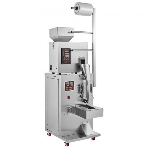 

VEVOR Automatische Partikelverpackungsmaschine, 0,002–0,22 lbs/1–100 g, multifunktionale Beutel-Pulverbeutel-Beschwerungs-Füllverpackungsmaschine, Pulverfüllmaschine für Tee, Samen, Körner, Mehl, Bohn