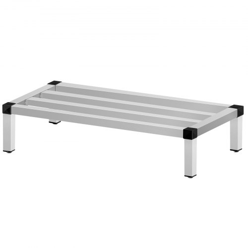 

VEVOR 48'' x 14'' x 8'' Aluminium-Stauholzregal, kommerzielles Bodenregal für Lebensmittel, 1000 Pfund