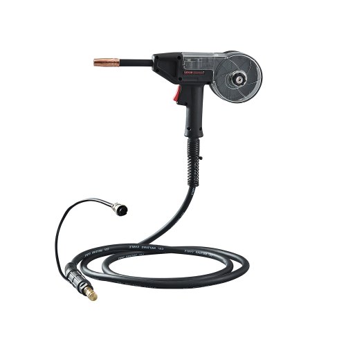 VEVOR 200-A-Schweißspulenpistole mit 3-m-Kabel, kompatibel mit W Weldpro MlG200GDsv200- und MIG155GD-Schweißgeräten, geeignet für 0,0762/0,0899cm Flussmittelkern-/Massiv-/Aluminium-Schweißdrähte