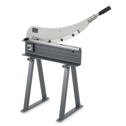 VEVOR Handhebelschere, 500 mm Bettbreite, Hebelschere, Guillotine Blechschneider für die Blechbearbeitung, mit Q235-Material, Ständer, für Leiterplatten, Aluminium, Stahl, Kupfer, Kunststoff