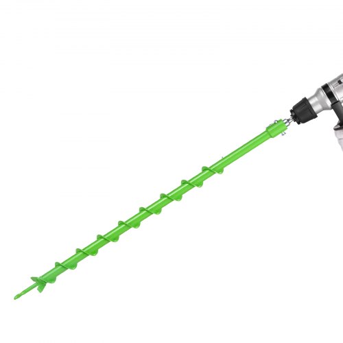 

VEVOR Erdbohrer für Bohrmaschine, Ø 40x790 mm Gartenbohrer, kompatibel mit Bohrern mit 20 mm Innendurchmesser, Pfahlbohrer, Durchlässenbohrer, Grabungswerkzeug zum Pflanzen und Bohren