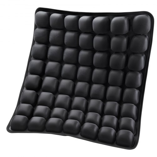 

VEVOR Aufblasbares Sitzkissen 410x460x45mm, 3D-Luftzellen-Reisekissen zur Druckentlastung, Lycra & TPU-Rollstuhl-Sitzpolster mit manueller Pumpe, leicht & tragbar für Reisen, Büro, Auto, Flugzeug