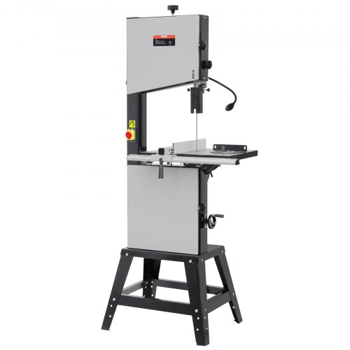

VEVOR Bandsäge, 340 mm, Tischsäge mit Ständer, 440–846 U/min stufenlos machbare Geschwindigkeit, 1100 W 1-1/2 PS, 220 V, für die Holzbearbeitung von Aluminium, Holz, Metall & Kupfer