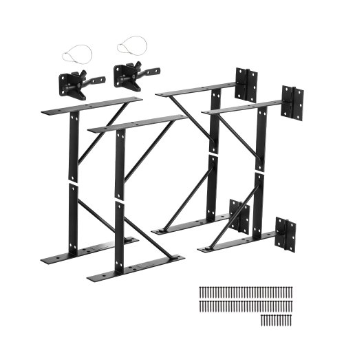 

VEVOR Tor Eckstrebe Halterung 2 Sätze Anti-Durchhang Torrahmen Hardware Eisen