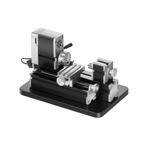 

VEVOR Mini-Drehmaschine aus Metall 70x130 mm, Fräsmaschine 20000 U/min, 36 W Hochleistungsmotor, 3-Backenfutter, didaktische Metalldrehmaschine mit Schutz für die Bearbeitung von Präzisionsteilen