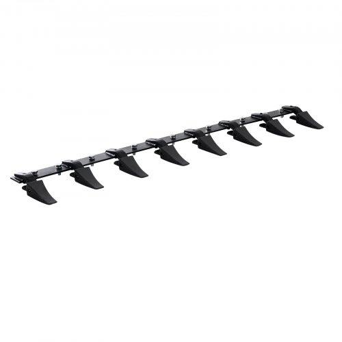 

VEVOR Schaufelzahnstange, 165 cm, Hochleistungs-Traktorschaufel, 8-Zahn-Schiene für Lader, Traktor, Kompaktlader, 2000 kg Tragkraft, Anschraubdesign, für effiziente Bodenausgrabung und Schaufelschutz