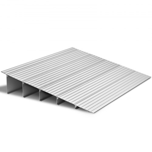 VEVOR Türschwellenrampe, 677x865x138 mm, Rollstuhlrampe aus Aluminiumlegierung mit einer Tragkraft von 360 kg, Bordsteinrampen für Heimtreppen für Rollstühle Roller Gehhilfen Fahrräder Dreiräder