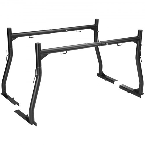 VEVOR Lkw-Träger Truck Rack, 1170-1803 mm Ausziehbarer Lkw-Leiterträger, 363 kg Tragfähigkeit, Stahl-Leiterträger für Lkw mit nicht Bohrenden J-Bolzen, Lkw-Ladeflächenträger für Surfbrett usw.