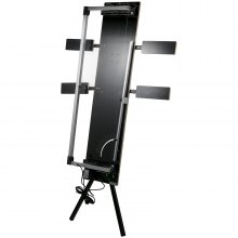 VEVOR Styrocutter 42cm Schnittdicke, 200W Schaumschneider aus Aluminiumlegierung, Styroporschneider mit Nickel-Chrom-Legierung, 42V Ausgangsspannung, Schnittlänge 134 cm Nut-Maschine mit IP 68 Adapter