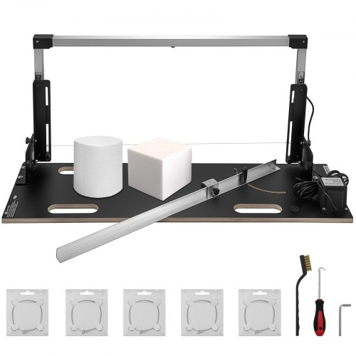 

VEVOR Styroporschneider 360°C Schaumschneider aus Aluminiumlegierung Styroporschneider mit Nickel-Chrom-Legierung 42V Ausgangsspannung Schnittlänge 120 cm