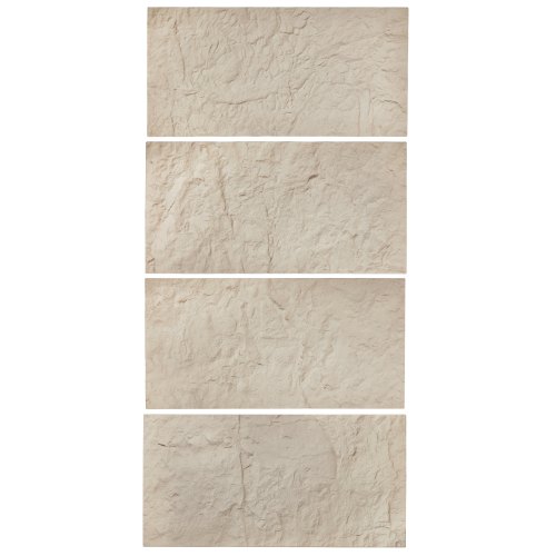 VEVOR 3D-Wandpaneele, 4er-Set 120x60 cm PU-Naturstein-Imitat-Wandverkleidung, Wanddeko, 2,97 m² Deckkraft, Inneneinrichtung für Decke, Schlafzimmer, Wohn- und Spielzimmer, Steingelb
