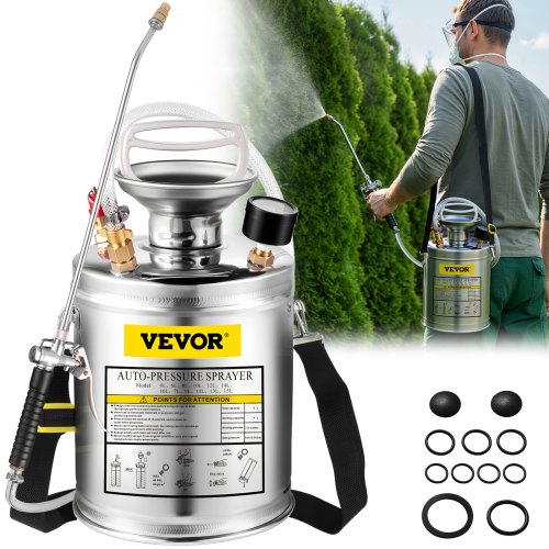 VEVOR Garden Pond Nebulizer 4L Ultrasone nevelmachine RVS Ultrasone nevelmachine Geschikt voor huis, tuin, toeristische voertuigen, speciale voertuigen, schepen, voertuigreiniging, tapijtreiniging