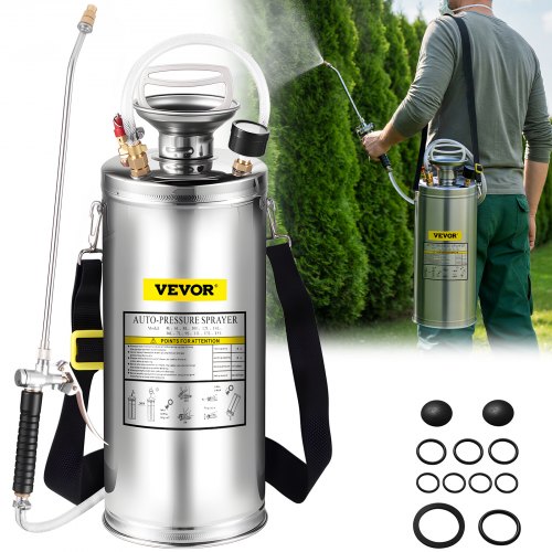 VEVOR Gartenteichvernebler 8L ultraschall nebelmaschine Edelstahlultraschall-nebelmaschine geeignet für Haus, Garten, Touristenfahrzeuge, Spezialfahrzeuge Schiffe, Fahrzeugreinigung, Teppichreinig
