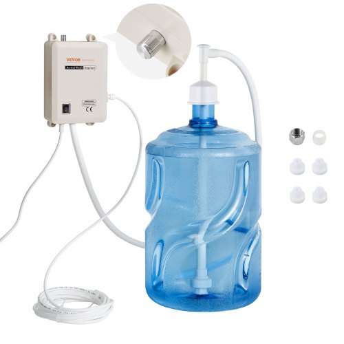 

VEVOR-Pumpsystem für Flaschenwasserspender, 19-L-Spendersystem, automatischer elektrischer Wasserspender, Wasserkrugpumpe mit Einzeleinlass, kompatibel mit Kaffee-/Teemaschinen, Kühlschränken