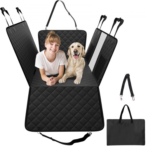 

VEVOR Hundedecke Auto Autoschondecke Rückbank Hund Rücksitz Schutzdecke 132x63cm