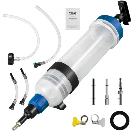 VEVOR 1500mL Handpumpe Ölabsaugpumpe Öl Getriebeöl Absaugpumpe Absaugsprize Befüllspritze Ölpumpe Manuell Flüssigkeit Absaugen Einfüllen,ATVs, Boote, landwirtschaftliche Geräte, Kraftfahrzeuge