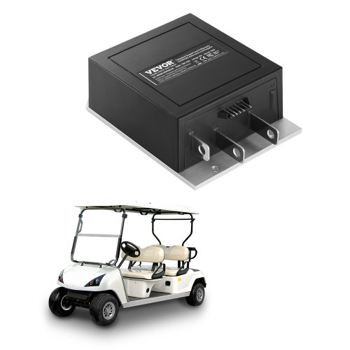 

VEVOR Geschwindigkeitsregler Golfwagen, 36V 350A, Ersatz für Gleichstrommotor-Steuerung für EZGO-Golfwagen von 1994–2019, IP65, Gehäuse aus Alu ABS, kompatibel mit Modellen 1206–4301