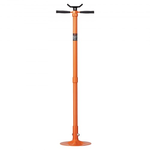 

VEVOR Unterlift-Stützständer (rund Basis) 750 kg Unterhubwagen-Stützständer (Hebehöhe 134- 193 cm) mit lagermontierter Drehgriff & selbstsichernde Gewindeschraube & zwei Rädern Orange
